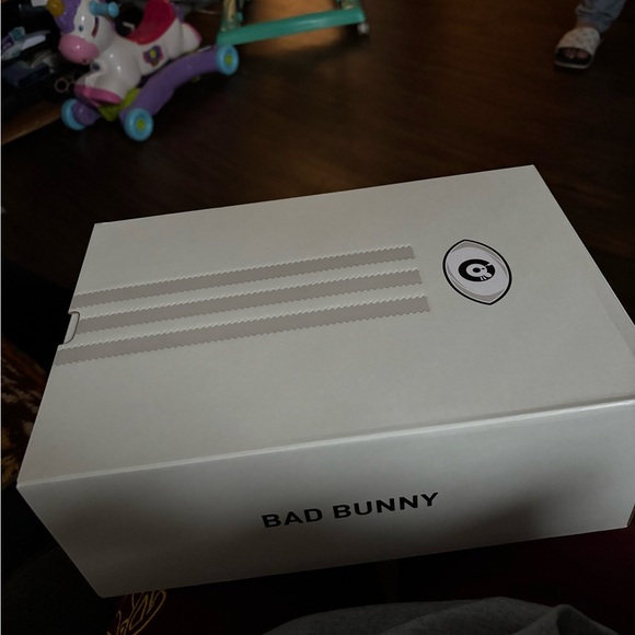 Adidas Bad Bunny Brown and White Sneakers - Picture 10 of 12